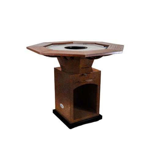 Garten-Feuerstelle / Holz - Fernand 800 - FBC-TONTON GLOUTON - Holzkohle / Cortenstahl / andere Formen