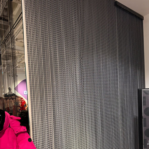 Kettengliedvorhang - QKCLC-08 Black-Gloss - HEBEI JOINWIN ARCHITECTURAL DESIGN CO.,LTD - einfarbig / Aluminium