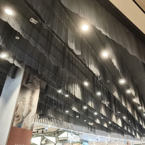 Drahtgewebevorhang - QKMCD-08 - HEBEI JOINWIN ARCHITECTURAL DESIGN CO.,LTD - Aluminium / Kupfer / Messing
