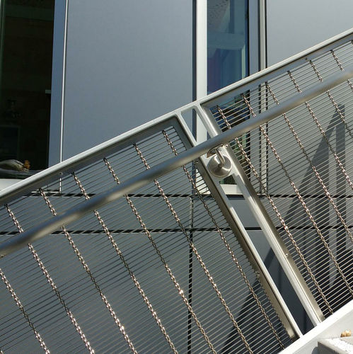 Gewobenes Metall / Edelstahl - QKCRM-07 - HEBEI JOINWIN ARCHITECTURAL DESIGN CO.,LTD - für Decke / für Innenausbau / für Fassadenverkleidung
