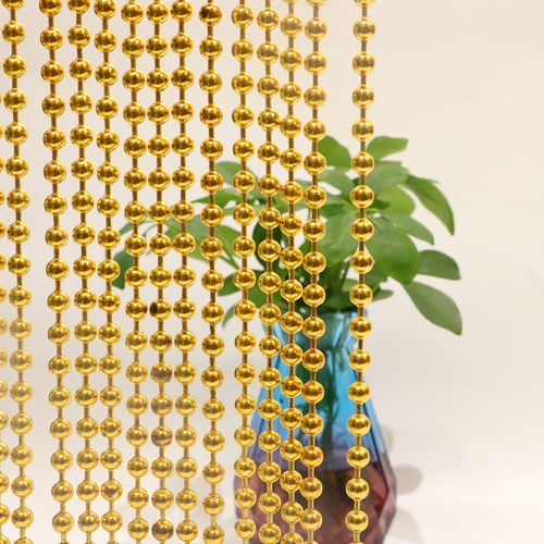 Einfarbiger Vorhang - Metal Bead Curtain - HEBEI JOINWIN ARCHITECTURAL DESIGN CO.,LTD - Metall / Aluminium / Edelstahl