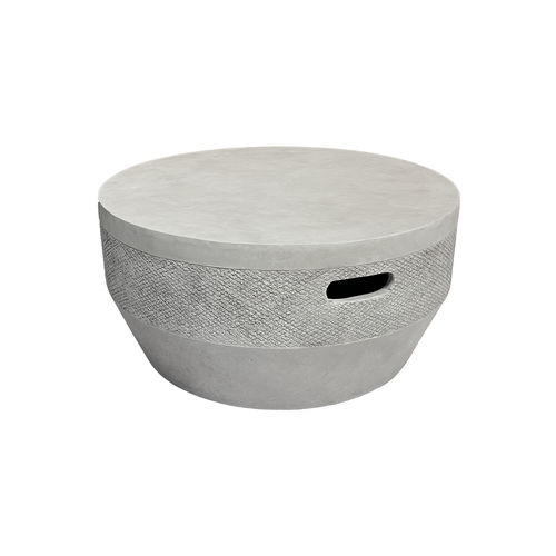 Moderner Couchtisch - RT-0003 - Guangdong Ronglin New Material technology .Co.,Ltd - Beton / Gestell aus Beton / rund