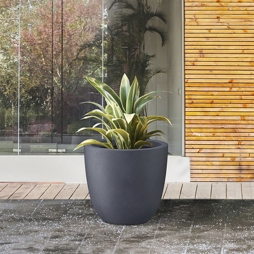 Glasfaser-Pflanzkübel - RC-1001 - Guangdong Ronglin New Material technology .Co.,Ltd - Beton / rund / maßgefertigt