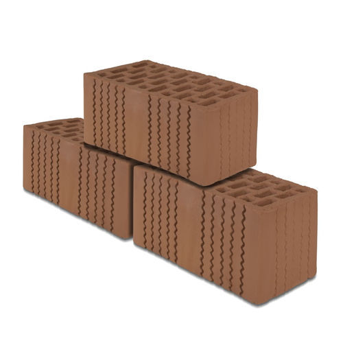 Ziegel für Mauerwerk - Terraforma® 2 DF - Ziegelei Götz - Hohl / Relief / terrakottafarben
