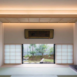 Bambuszwischendecke - B Series - TAKEROKU Co.,Ltd - Lamellen / Dekor / beige
