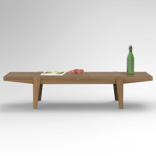 Couchtisch für den Außenbereich - LA CROCO - MADE INFINE - modern / Massivholz / geöltes Holz