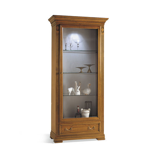 Directoire-Stil-Vitrine - 7372 Villa Borghese - Bordini arredamenti - Kirschbaum / Holzfurnier / beleuchtet