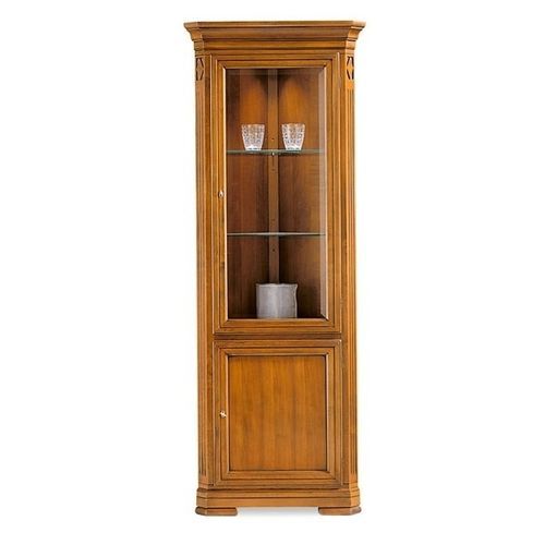 Directoire-Stil-Geschirrschrank - 7384 Villa Borghese - Bordini arredamenti - Kirschbaum / Glas / Holzfurnier