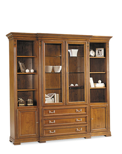 Directoire-Stil-Vitrinenschrank - 7385 VILLA BORGHESE - Bordini arredamenti - selbsttragend / Kirschbaum / Glas