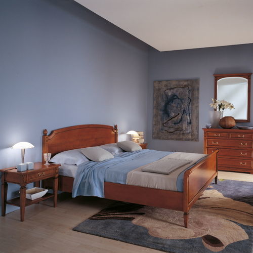 Doppelbett - 2371 VILLA BORGHESE - Bordini arredamenti - Directoire-Stil / Kopfteil / Buche