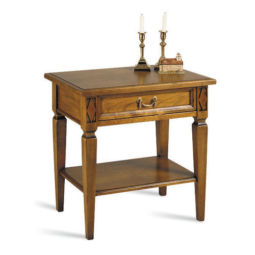 Directoire-Stil-Beistelltisch - 5374 Villa Borghese - Bordini arredamenti - Holzfurnier / Kirschbaum / Gestell aus Buche