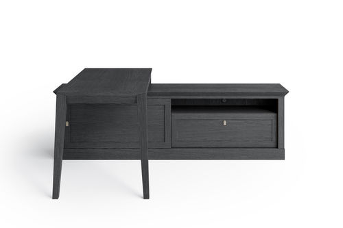 Bodenstehender Schreibtisch - 6468 GLORIA - Bordini arredamenti - modern / Holzfurnier / Massivholz