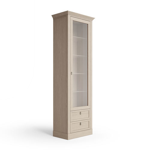 Moderne Vitrine - 7459 Gloria - Bordini arredamenti - auf Beinen / Glas / Esche