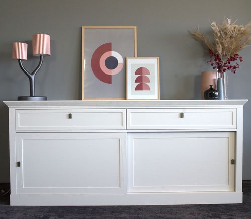 Modernes Sideboard - 7464 Gloria - Bordini arredamenti - Holzfurnier / Massivholz / Esche