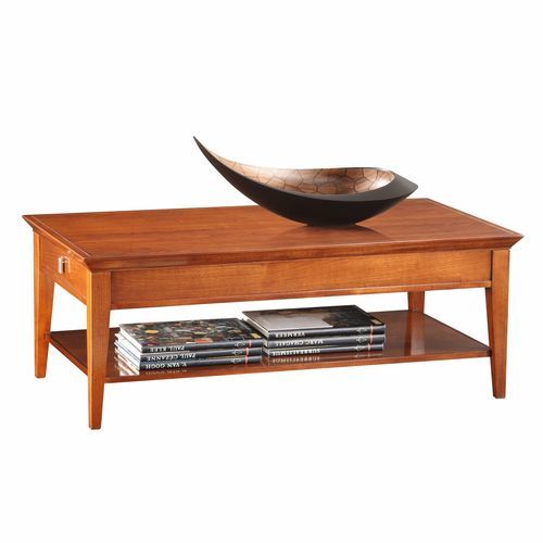 Klassischer Couchtisch - 3408 Sophia - Bordini arredamenti - Massivholz / Holzfurnier / Kirschbaum