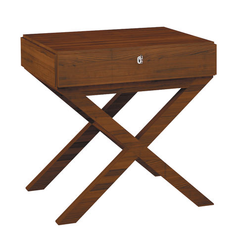 Klassischer Nachttisch - H5009 Norman - Bordini arredamenti - Holz / Gestell aus Holz / rechteckig