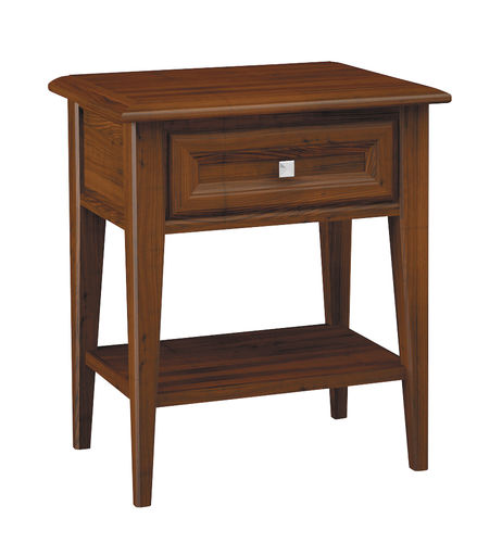 Klassischer Nachttisch - H5463 Mediterranea - Bordini arredamenti - Holz / Gestell aus Holz / rechteckig