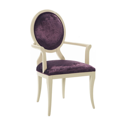 Stuhl / Art Deco - H1445 Romeo - Bordini arredamenti - für den Innenraum / Stoff / Leder