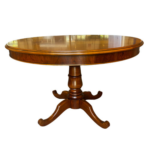 Klassischer Tisch - H3999 Hospitality - Bordini arredamenti - Kirschbaum / Gestell aus Massivholz / rund