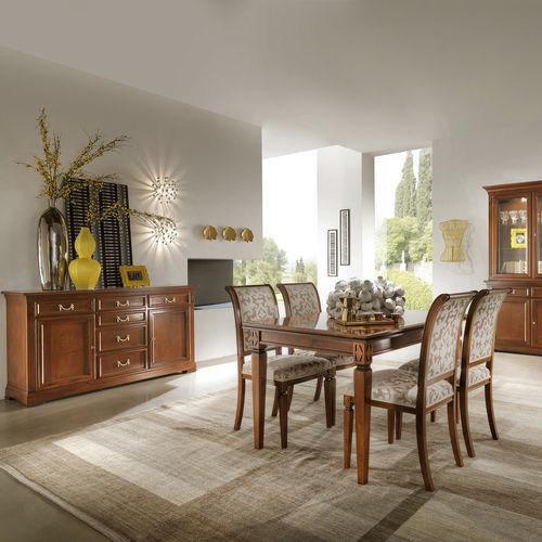 Directoire-Stil-Sideboard - 7370 VILLA BORGHESE - Bordini arredamenti - Holzfurnier / Kirschbaum / mit Schubladen