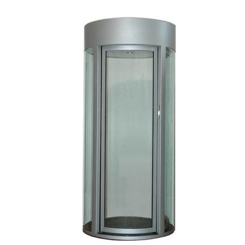 Gebogener Sicherheitsschleuse - CYL LIGHT - ACETECH SRL - für Zugangskontrolle / Glas