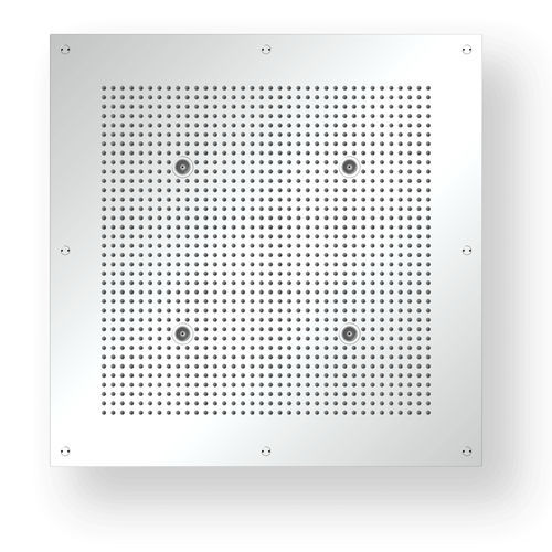 Einbauduschkopf - R70C1 - AQUAFORM - quadratisch / Regenstrahl / Chromotherapie