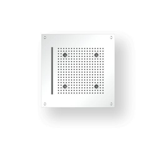 Einbauduschkopf - R42C14 - AQUAFORM - quadratisch / Regenstrahl / Chromotherapie