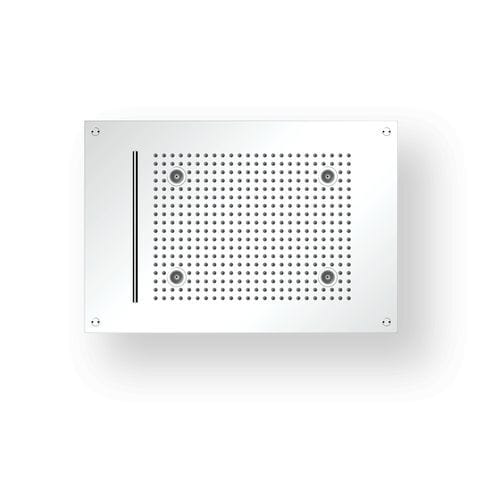 Einbauduschkopf - R5638C14 - AQUAFORM - rechteckig / Regenstrahl / Chromotherapie