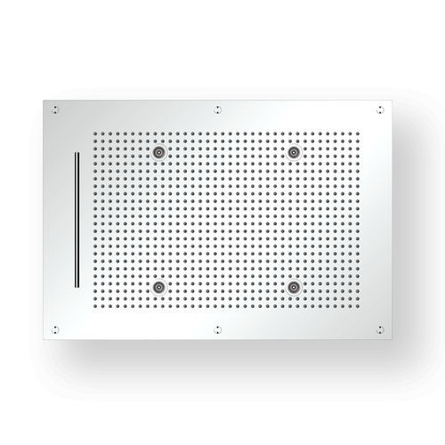Einbauduschkopf - W7048C14 - AQUAFORM - rechteckig / Regenstrahl / mit integrierter Beleuchtung