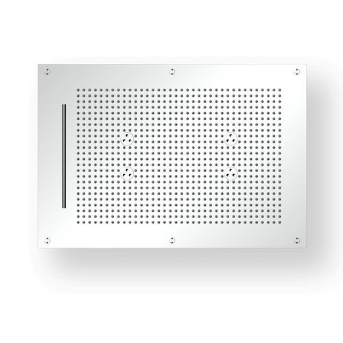 Einbauduschkopf - N7048C124 - AQUAFORM - rechteckig / Regenstrahl / Wasserfall