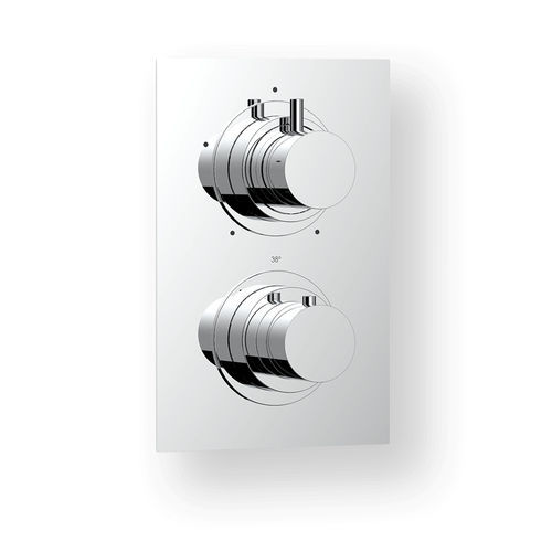 Zweigriffmischer für Duschen - GTT - AQUAFORM - Einbau / wandmontiert / thermostatisch