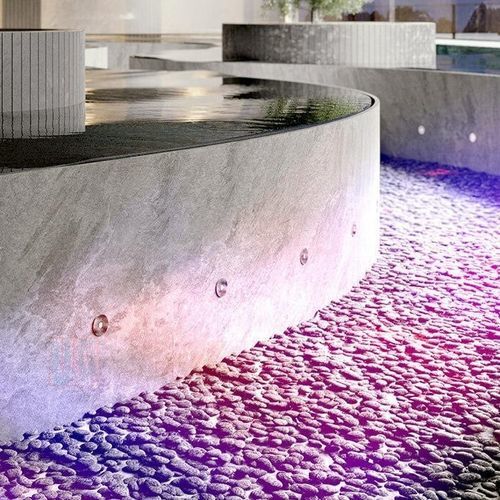 Seitliche Handdusche / Messing - BL85C2 - AQUAFORM - rund / Chromoberfläche / für Spa