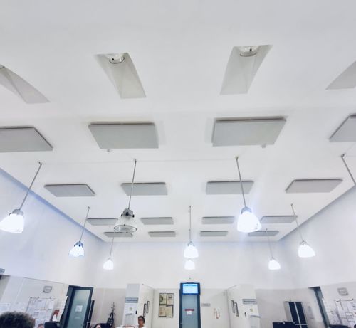 Akustikplatte für Decke - MEDICAL - Smartfox - Holz / Mineralwolle / quadratisch