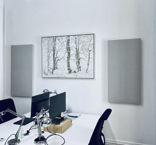 Akustik-Wandpaneel - OFFICE 2 - Smartfox - Holz / Mineralwolle / Stoff