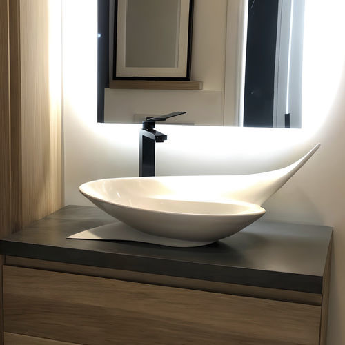 Aufsatzwaschbecken - JISHUI - GUCH DESIGN - Mineralwerkstoff / Luxus / handgearbeitet