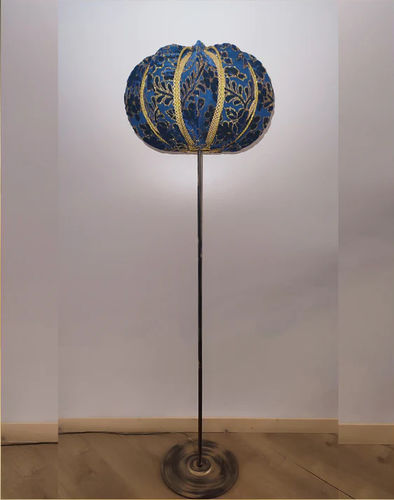 Stehleuchte - Lima 03 - DelightLamps - Metall / Stoff / Art Deco
