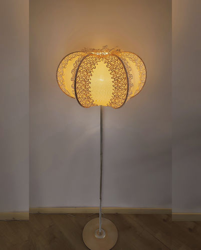 Stehleuchte - Liverpool 01 - DelightLamps - Metall / Stoff / Art Deco
