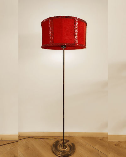Stehleuchte - Rio 02 - DelightLamps - Metall / Stoff / Art Deco