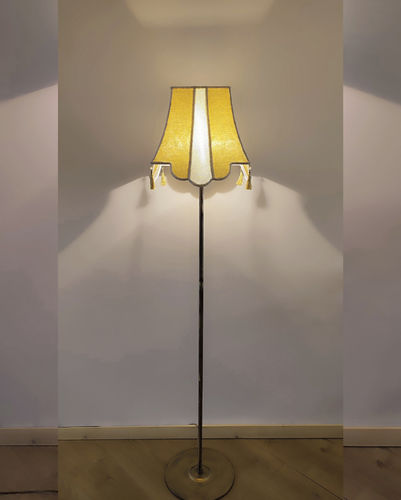 Stehleuchte - Seoul 02 - DelightLamps - Metall / Stoff / Art Deco