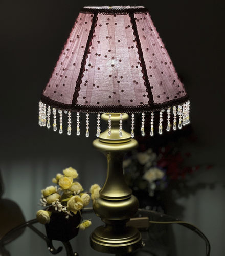 Tischlampe - Alexsandria 01 - DelightLamps - Metall / Stoff / klassisch
