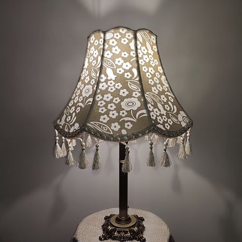 Tischlampe - Dallas 02 - DelightLamps - Metall / Stoff / klassisch