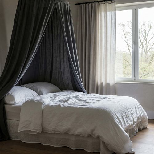 Leinen-Bettwäscheset - COMPLETE OPTICAL RUSTIC - dELENZO LINEN FROM EUROPE S.L