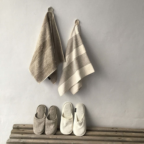 Baumwolle-Badwäsche - TERRY TOWEL + SLIPPERS - dELENZO LINEN FROM EUROPE S.L - Leinen / für Hotels / individuell gestaltbar