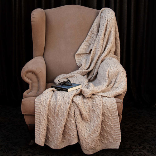 Merinowolle-Plaid - OVIS - dELENZO LINEN FROM EUROPE S.L