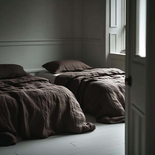 Leinen-Bettwäscheset - COFFE QUARTZ - dELENZO LINEN FROM EUROPE S.L