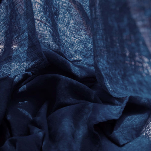 Leinen-Bettlaken - BLUE JEAN - dELENZO LINEN FROM EUROPE S.L - atmungsaktiv / waschbar