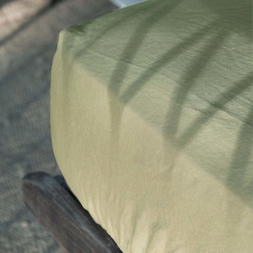 Leinen-Bettlaken - OLIVE GREEN FITTED - dELENZO LINEN FROM EUROPE S.L - waschbar