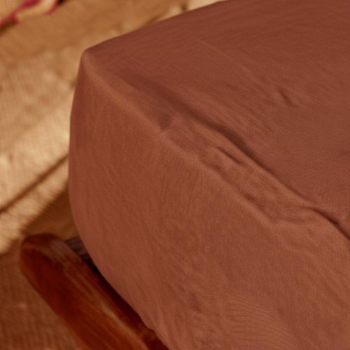 Leinen-Bettlaken - TERRACOTTA - dELENZO LINEN FROM EUROPE S.L - waschbar