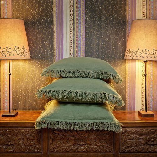 Kissen für Sofas - MARRAKECH - dELENZO LINEN FROM EUROPE S.L - für Bett / für den Innenbereich / rechteckig