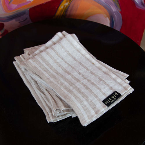 Leinenserviette - ELISABETH - dELENZO LINEN FROM EUROPE S.L - waschbar / individuell gestaltbar